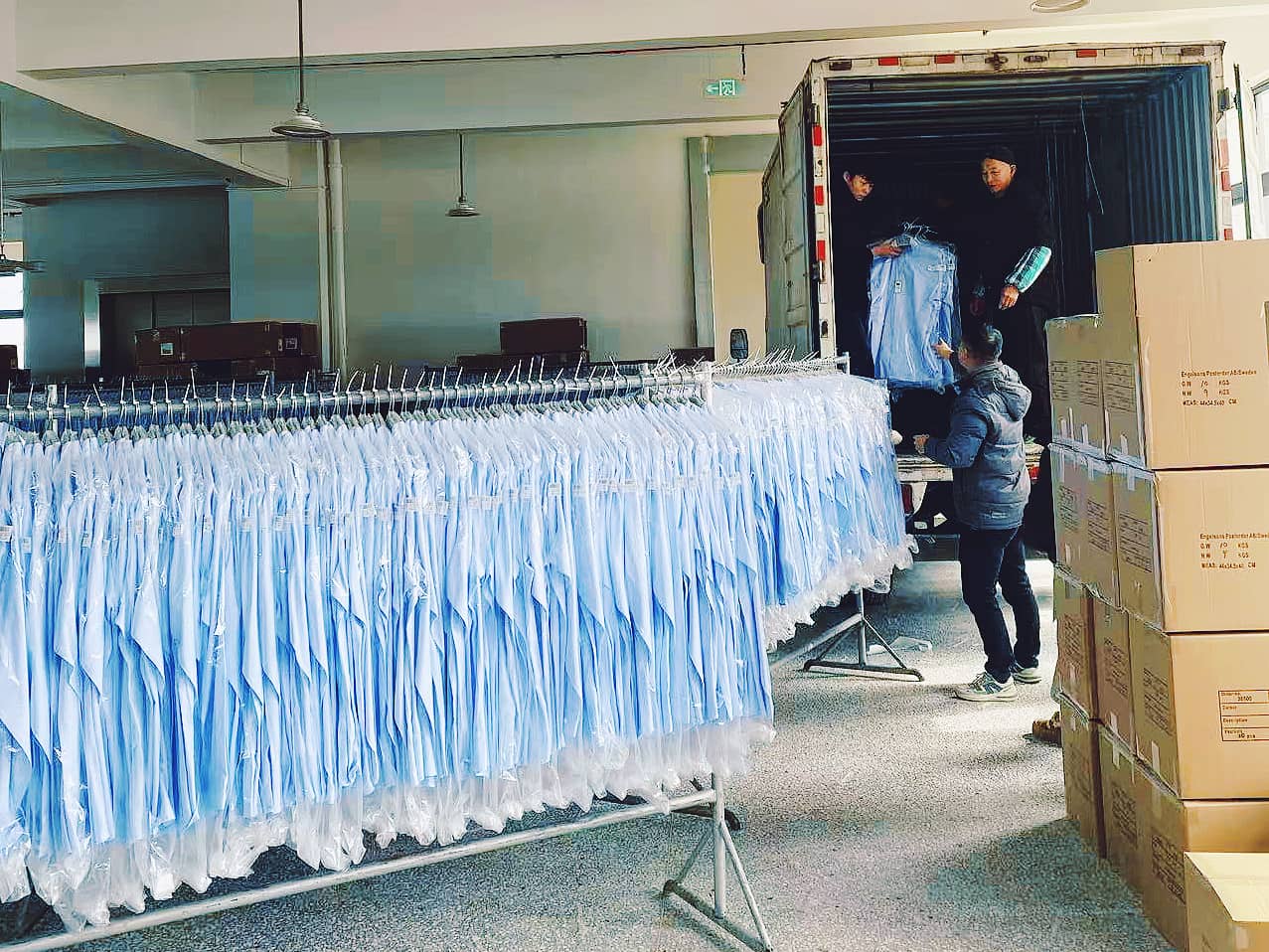 仓储物流实拍
